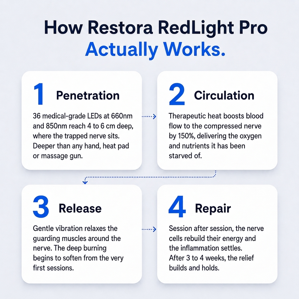How Restora RedLight Pro works